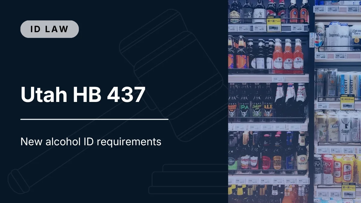 Utah HB 437 | New alcohol ID requirements